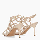 Albano Sandalo con Tacco Nude